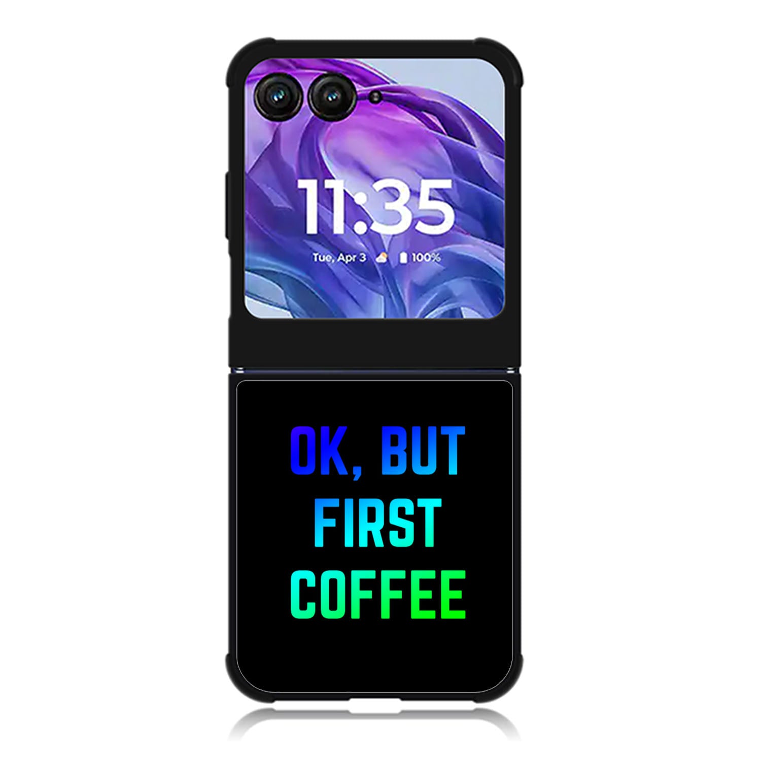 Ok but first coffee Motorola Moto Razr 2024 , Moto Razr 50 Case FE0180