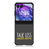 Talk Less Smile More Hamilton Motorola Moto Razr 2024 , Moto Razr 50 Case FE0230