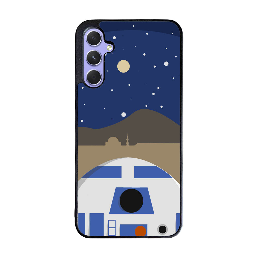 R2D2 Minimalist Case Samsung Galaxy A55 5G BC0303