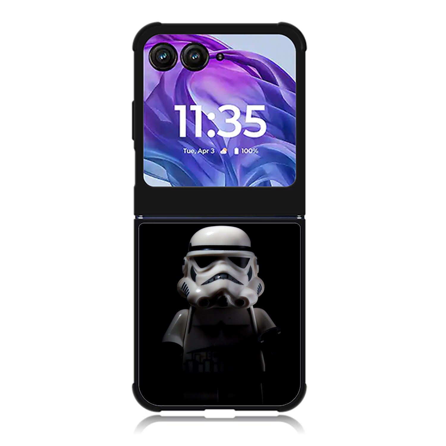White Stormtrooper Motorola Moto Razr 2024 , Moto Razr 50 Case FE0316