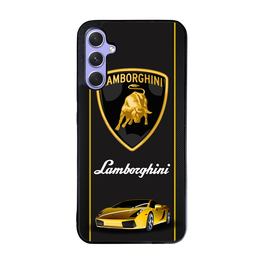 Lamborghini Logo Walpaper Case Samsung Galaxy A35 5G BC0335