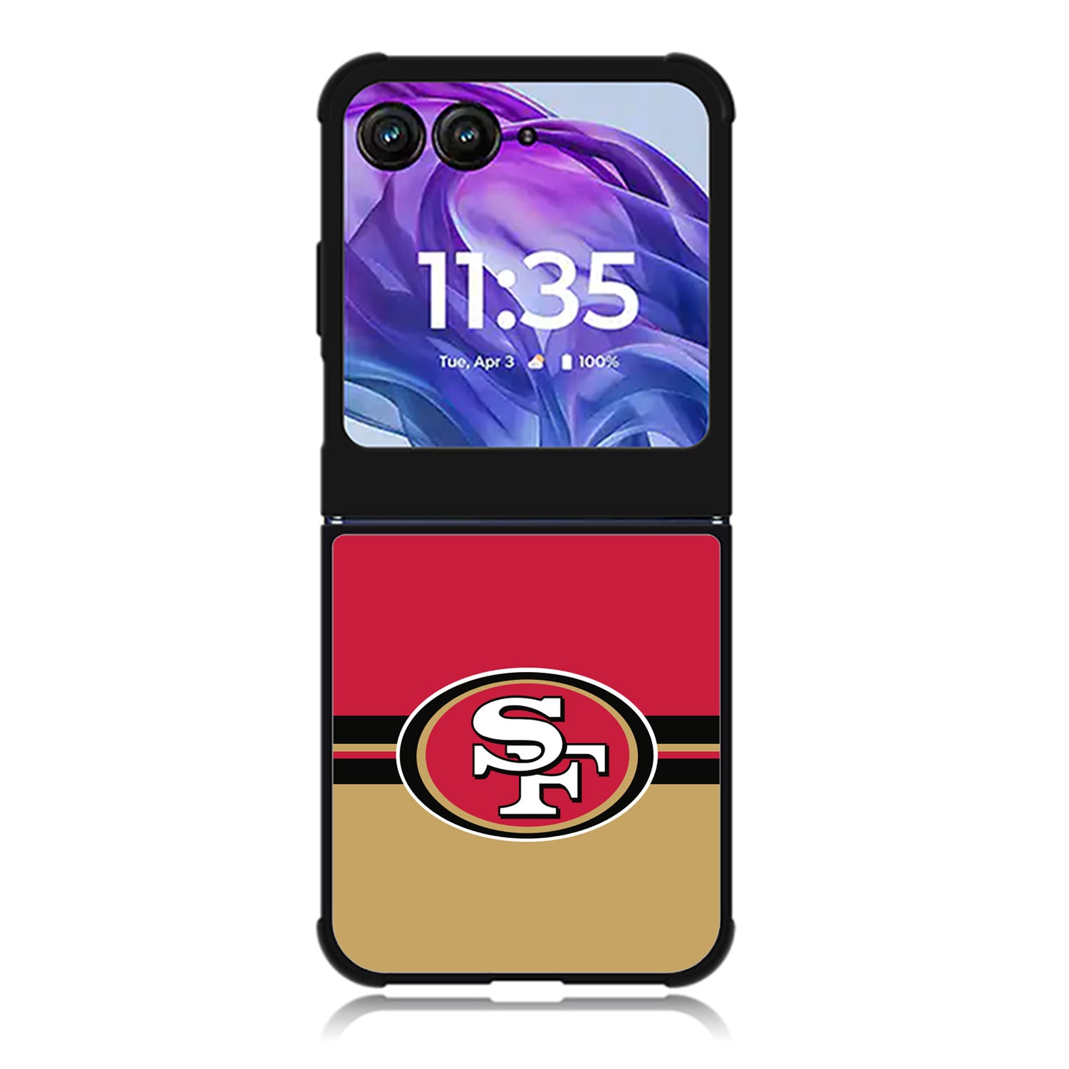 49ers logo Motorola Moto Razr Plus 2025/2024 Case, Moto Razr 50 Ultra 5G BC0346
