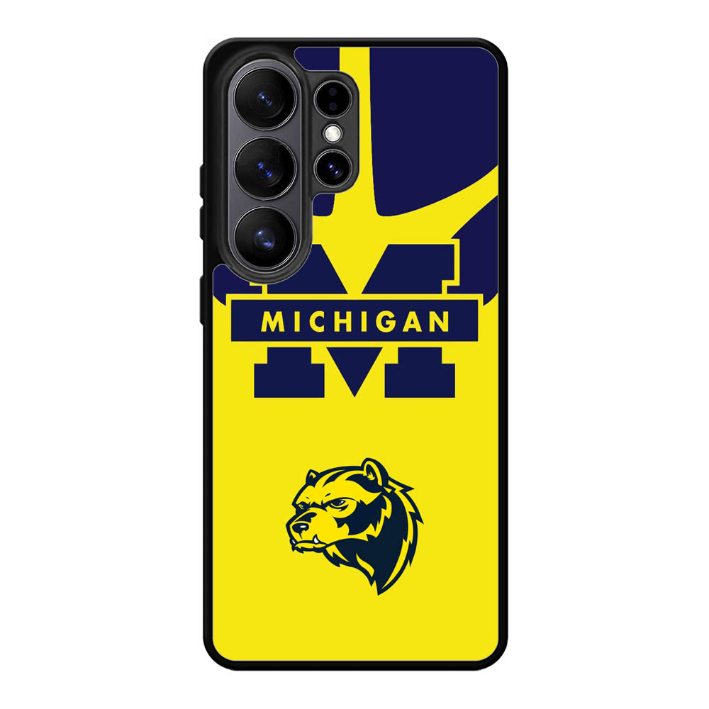 Michigan Wolverines Logo Samsung Galaxy S26 Ultra Case BC0380