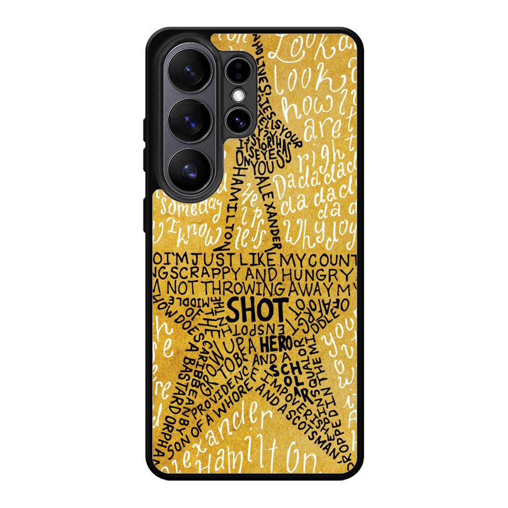Hamilton Musical Lyrics X4979 Samsung Galaxy S26 Ultra Case