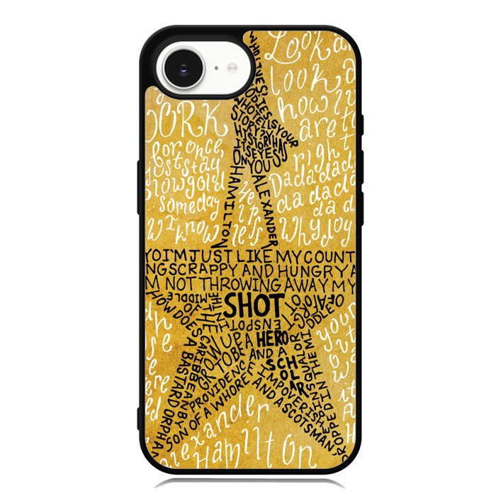 Hamilton Musical Lyrics X4979 iPhone 16e Case
