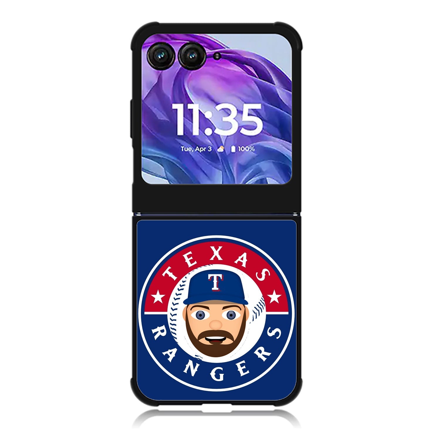 Texas Rangers Logo Motorola Moto Razr 2024 , Moto Razr 50 Case FE0402