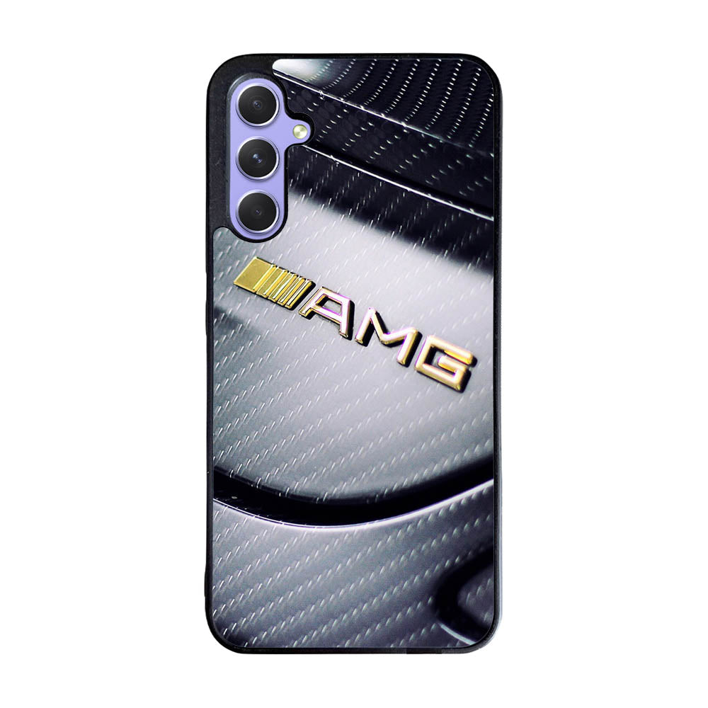 Mercedes AMG Gold Logo Case Samsung Galaxy A55 5G BC0462