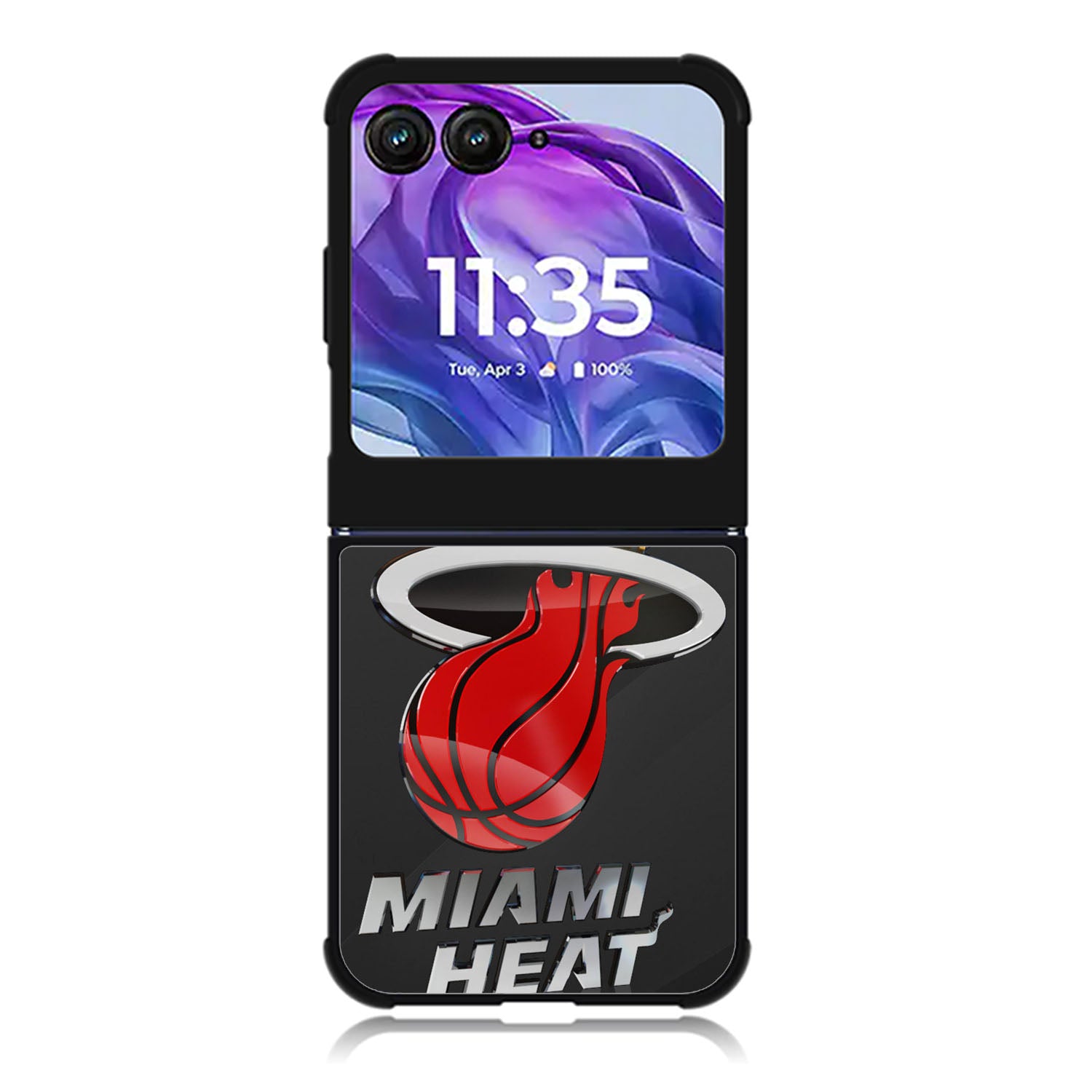 Miami Heat 3D Motorola Moto Razr Plus 2025/2024 Case, Moto Razr 50 Ultra 5G BC0467