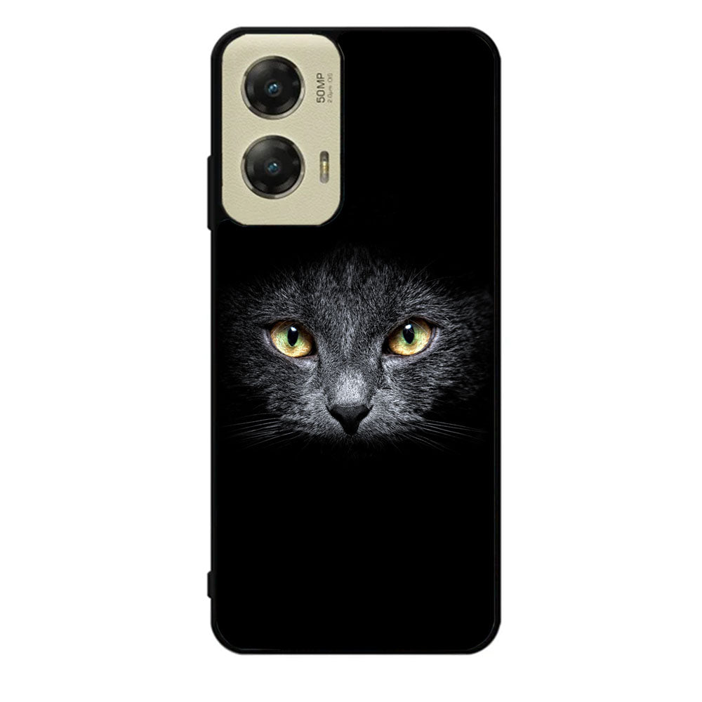 Black Cat Face Case Motorola Moto G Stylus 2024 5G BC0410