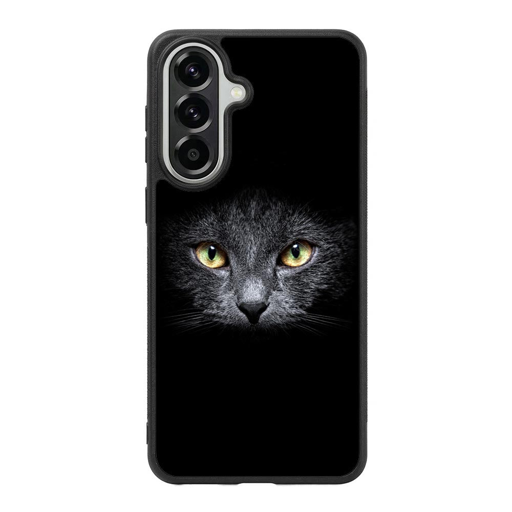 Black Cat Face Samsung Galaxy A57 Case BC0410