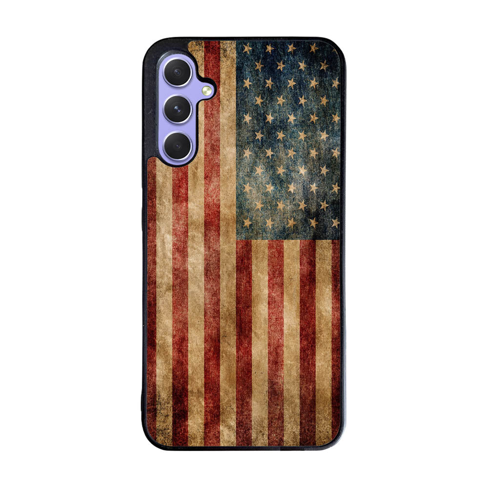 Vintage American Flag Case Samsung Galaxy A35 5G BC0504