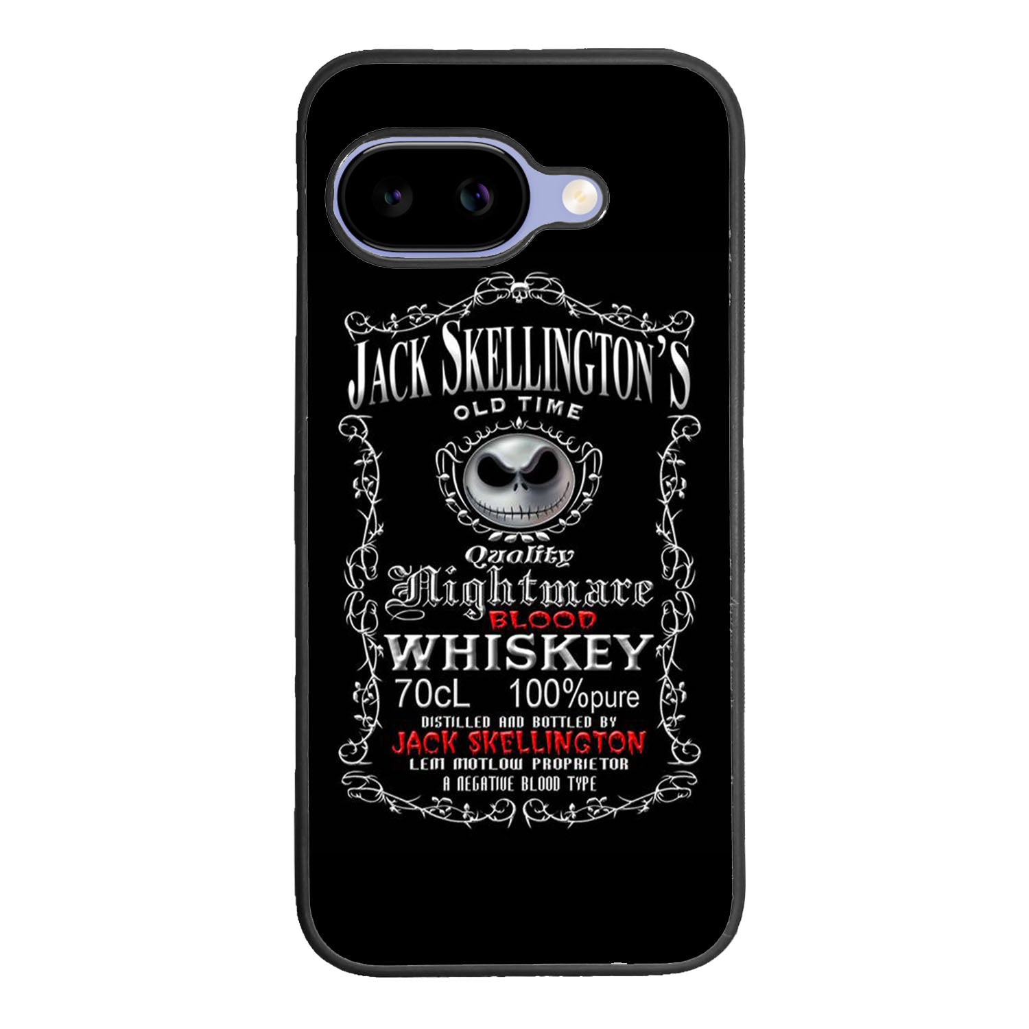 Jack Skellington Blood Whiskey Case Google Pixel 9A BC0507