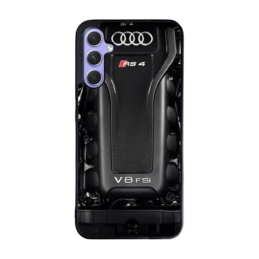 Audi RS 4 engine Case Samsung Galaxy A55 5G BC0473