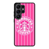 Starbucks Pink Stripes X5719 Samsung Galaxy S26 Ultra Case