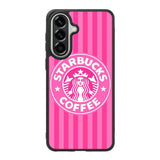 Starbucks Pink Stripes X5719 Samsung Galaxy A37 Case