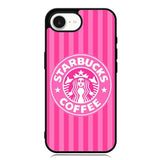 Starbucks Pink Stripes X5719 iPhone 16e Case