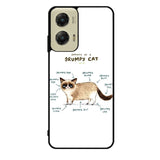 Anatomy Of A Grumpy Kitty X5744 Motorola Moto G Stylus 5G 2024 Case
