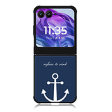 blue anchor Motorola Moto Razr 2024 , Moto Razr 50 Case FE0588