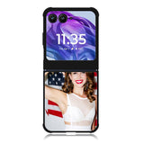 Lana Del Rey American Flag Motorola Moto Razr 2024 , Moto Razr 50 Case FE0539