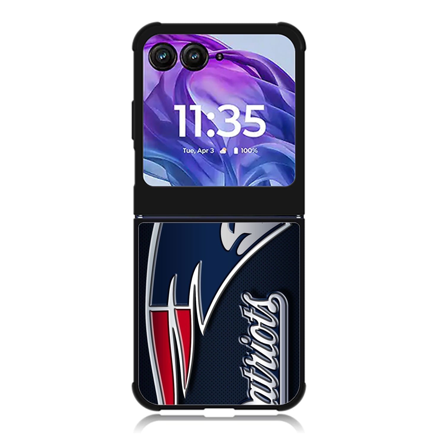 New England Patriots Logo Motorola Moto Razr 2024 , Moto Razr 50 Case FE0606
