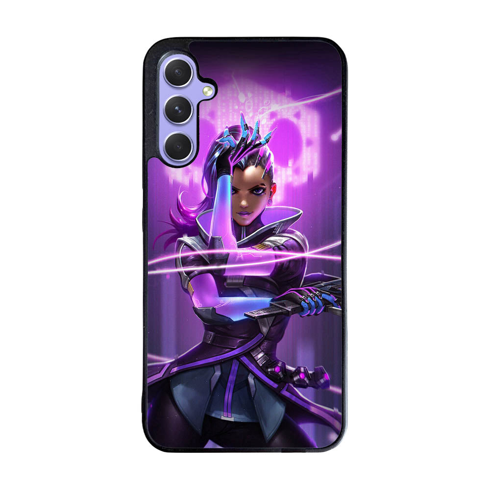 Overwatch Sombra Purple Case Samsung Galaxy A35 5G BC0542