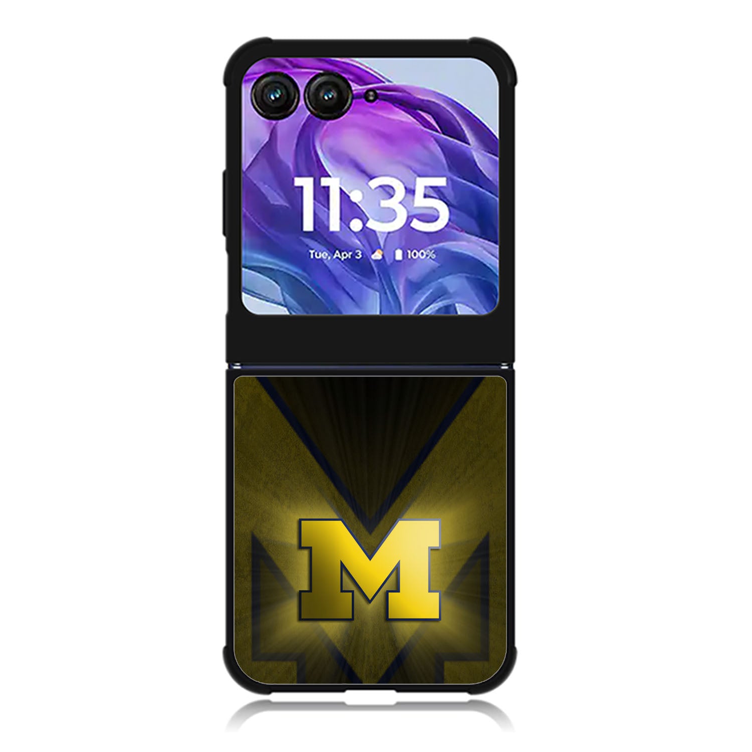 michigan wolverines logo Motorola Moto Razr Plus 2025/2024 Case, Moto Razr 50 Ultra 5G BC0697