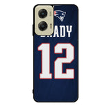 New England Patriots Brady X6152 Motorola Moto G Stylus 5G 2024 Case