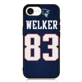 New England Patriots Wes Welker X6154 iPhone 16e Case
