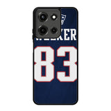 New England Patriots Wes Welker X6154 Motorola Moto G 5G 2025 Case