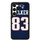 New England Patriots Wes Welker X6154 Samsung Galaxy S24 Plus 5G , Samsung Galaxy S24+ 5G Case