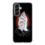rebel 8 praying hands X6189 Samsung Galaxy A57 Case