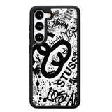 stussy silver X6150 Samsung Galaxy S25 5G Case