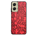 Keith Haring Colors Go Back X0151 Motorola Moto G Stylus 5G 2024 Case