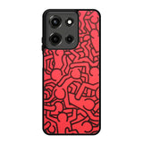 Keith Haring Colors Go Back X0151 Motorola Moto G 5G 2025 Case