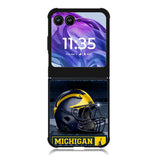 michigan wolverines helmet Motorola Moto Razr Plus 2025/2024 Case, Moto Razr 50 Ultra 5G BC0760