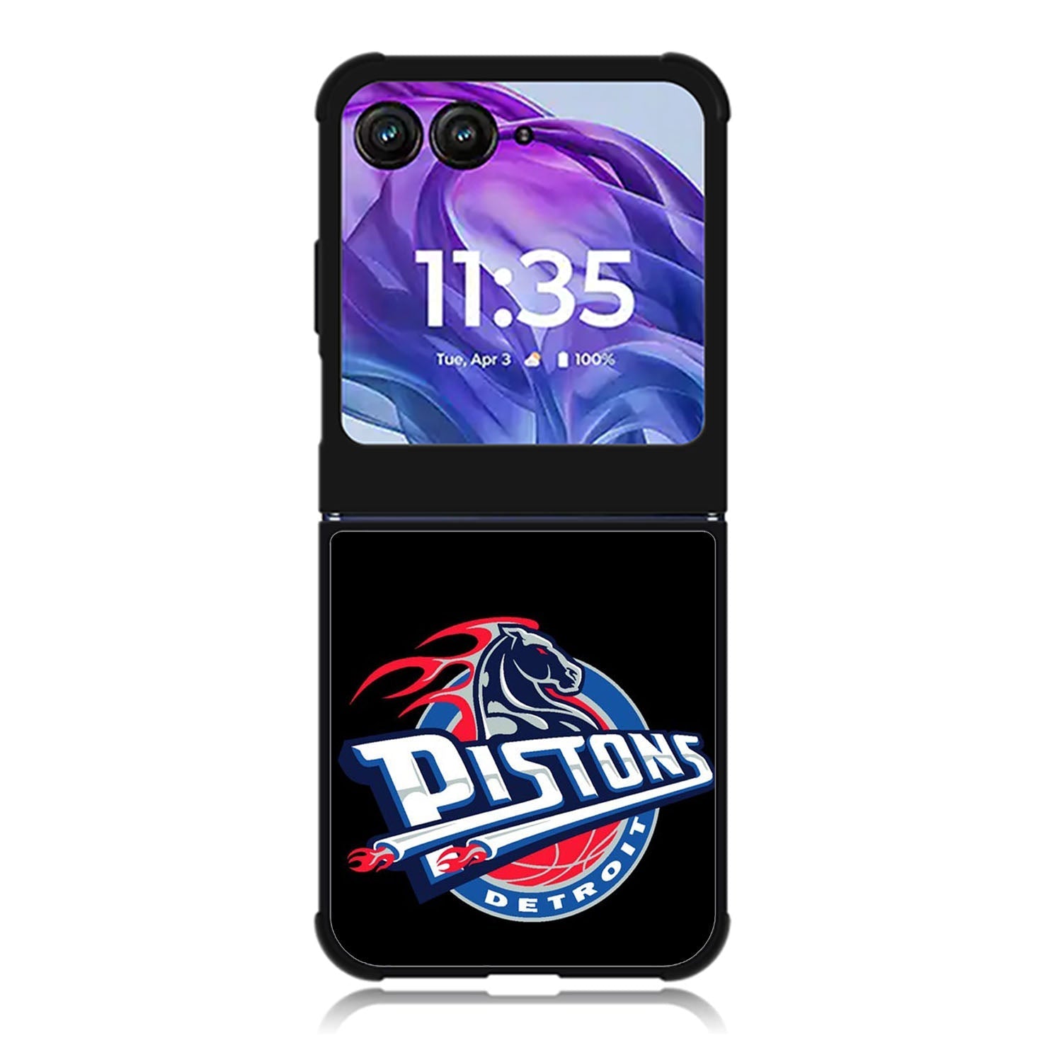 Detroit Pistons Emblem Motorola Moto Razr 2024 , Moto Razr 50 Case FE0737