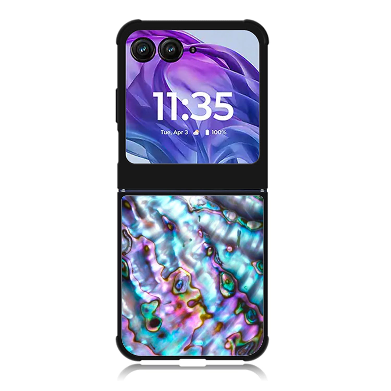 Abalone Texture Motorola Moto Razr 2024 , Moto Razr 50 Case FE0937
