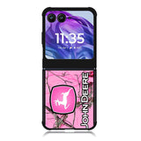 John Deere Pink Camo Motorola Moto Razr 2024 , Moto Razr 50 Case FE0844