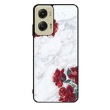 Marble With Roses Case Motorola Moto G Stylus 2024 5G BC0847
