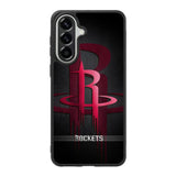 Black Houston Rockets Samsung Galaxy A57 Case BC0877