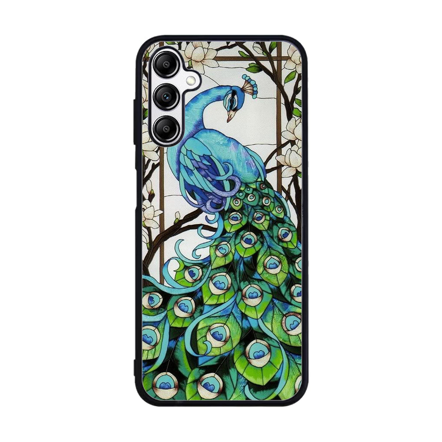 peacock stained glass Case Samsung Galaxy A15 BC0913