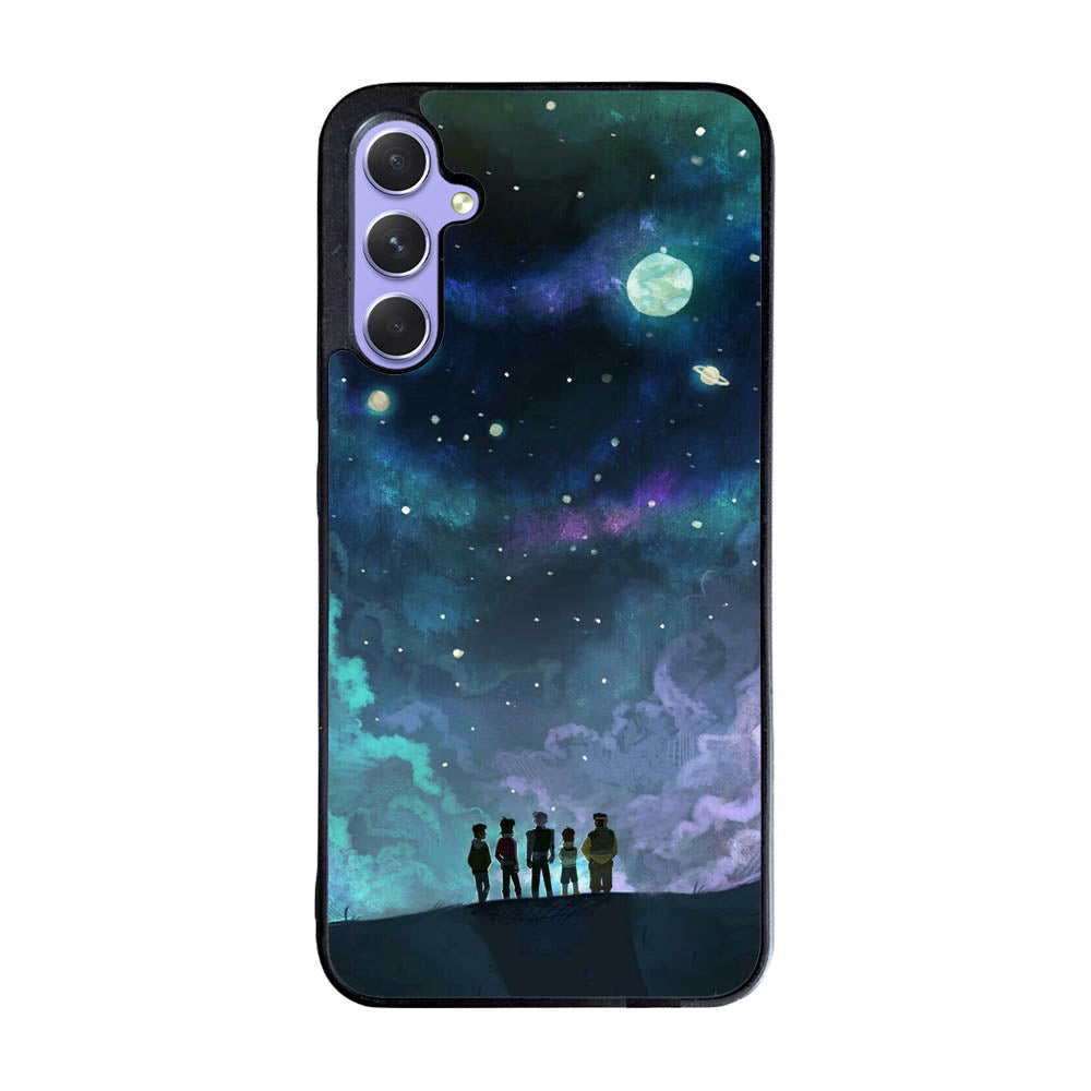 Voltron in Space Nebula Case Samsung Galaxy A55 5G BC0924