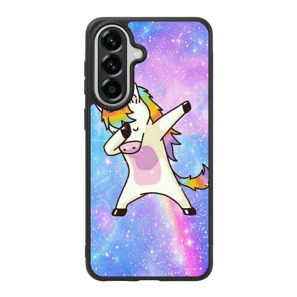 Dabbing Unicorn Rainbow X9358 Samsung Galaxy A37 Case
