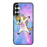 Dabbing Unicorn Rainbow X9358 Samsung Galaxy A15 5G Case