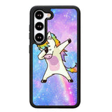 Dabbing Unicorn Rainbow X9358 Samsung Galaxy S24 Plus 5G , Samsung Galaxy S24+ 5G Case