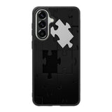 puzzle black Samsung Galaxy A37 Case FE0515