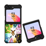 Pokemon Eevee Collage B0052 LG Google Nexus 5 Case - Plastic / Black Case Samsung Galaxy Z Flip 5 5G BC1960