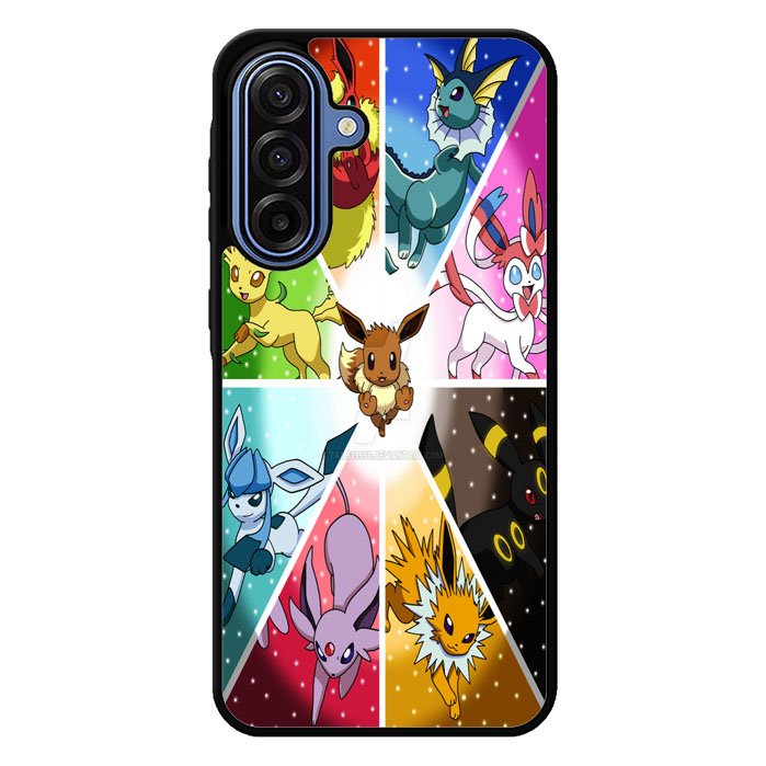Pokemon Eevee Collage B0052 LG Google Nexus 5 Case - Plastic / Black Samsung Galaxy A17 5G Case BC1960