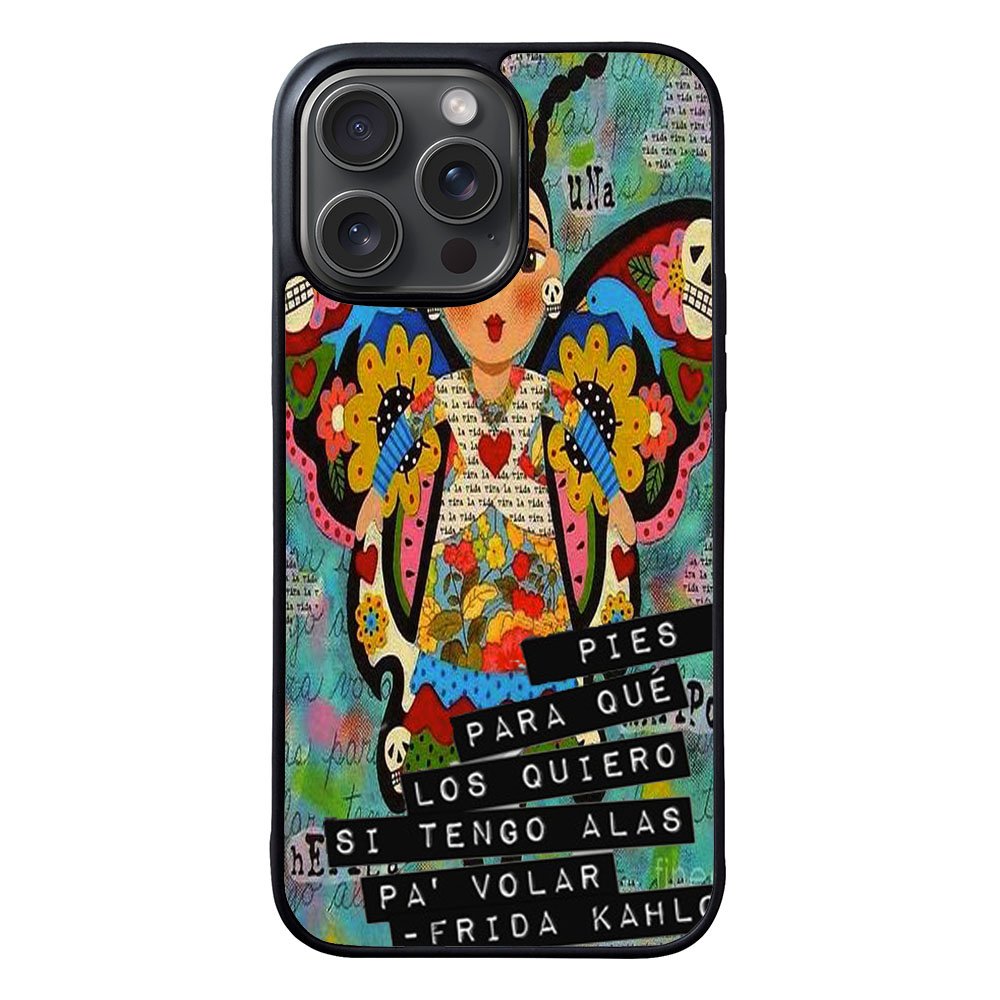 Pies Para Frida Kahlo B0056 iPhone 6s Case - Plastic / Black Case iPhone 15 Pro BC1961