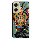 Pies Para Frida Kahlo B0056 iPhone 6s Case - Plastic / Black Case Motorola Moto G Stylus 2024 5G BC1961